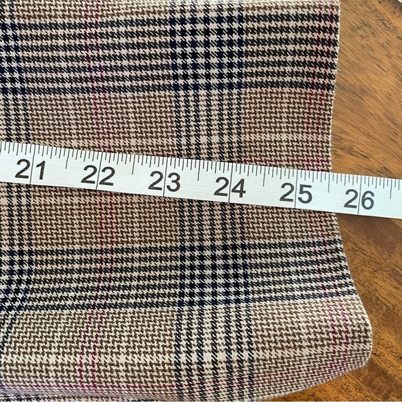 Old Navy Taylor Relaxed Plaid Pockets Two Button Suit Jacket Blazer Office Work - Picture 10 of 11